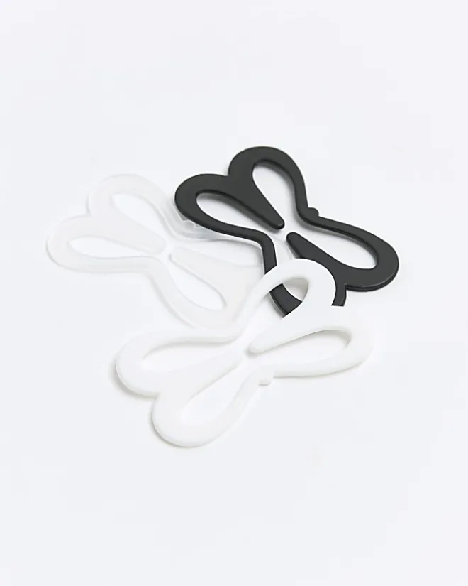 River Island Beige racer back clips Cream Clearance