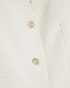 River Island Beige slip midi skirt Cream Hot