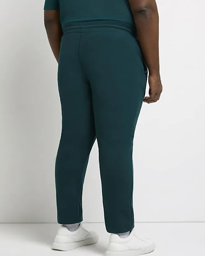 River Island Big & tall slim fit RI branded joggers Green Sale