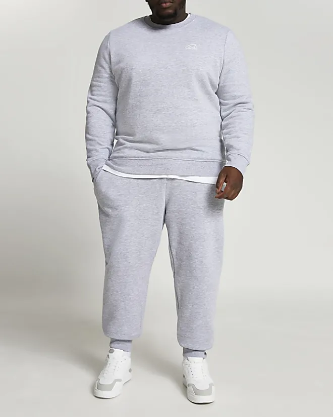 River Island Big & Tall RI slim fit joggers Grey Online
