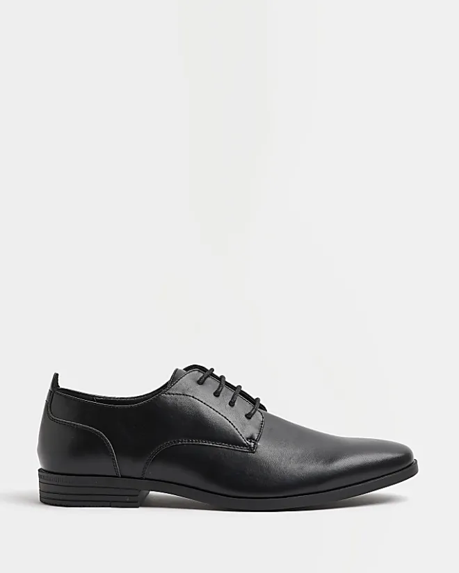 River Island derby shoes Black Online