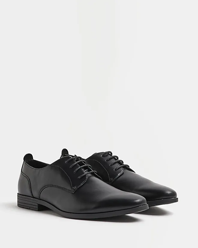 River Island derby shoes Black Online
