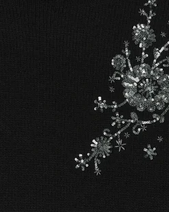 River Island embellished jumper mini dress Black Fashion