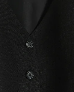 River Island high V-neck waistcoat Black Best