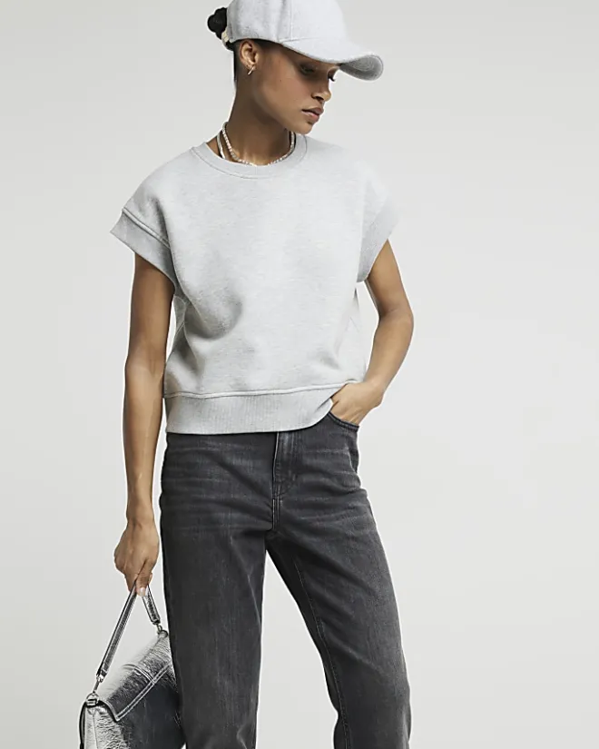 River Island high waisted mom sculpt jeans Black Best