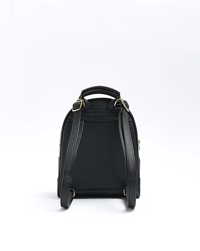 River Island jacquard backpack Black Sale