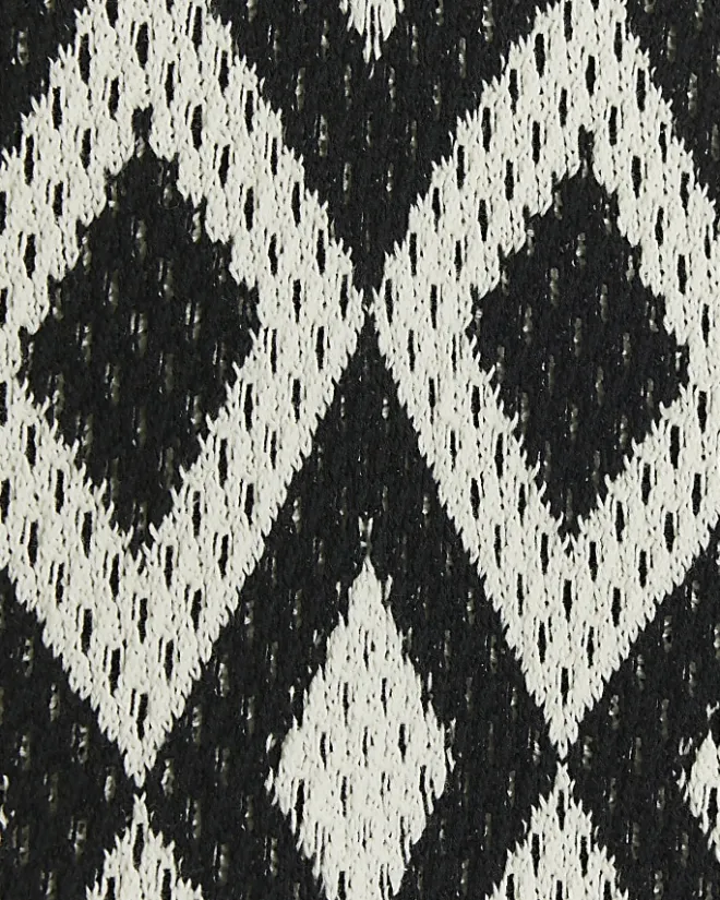 River Island knit bodycon maxi dress Black Sale
