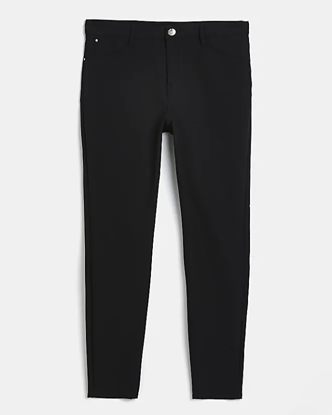 River Island mid rise skinny trousers Black Sale
