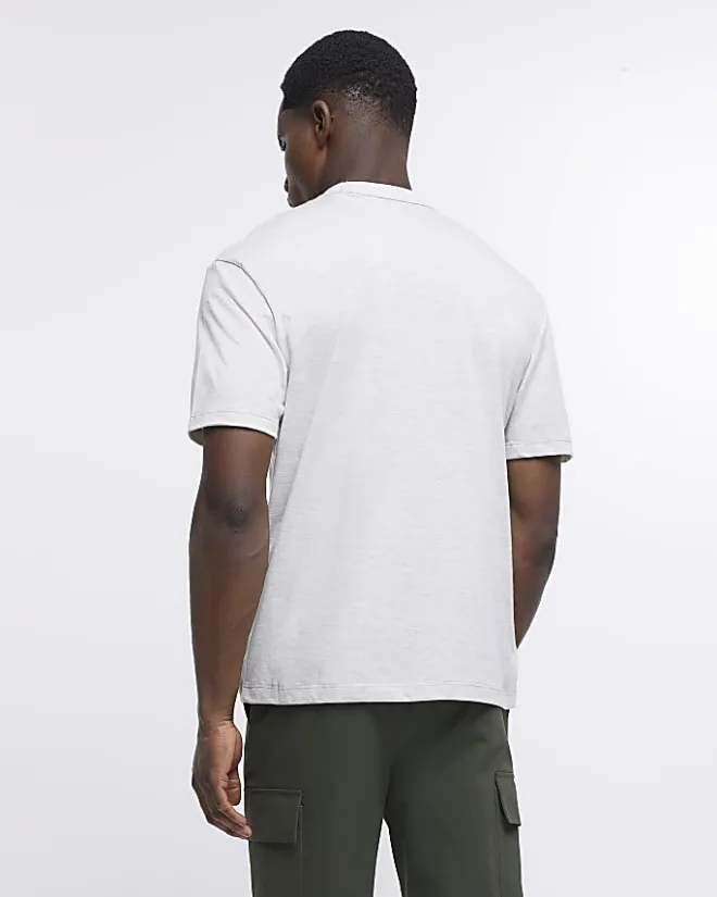 River Island multipack of 5 regular fit t-shirts Black New