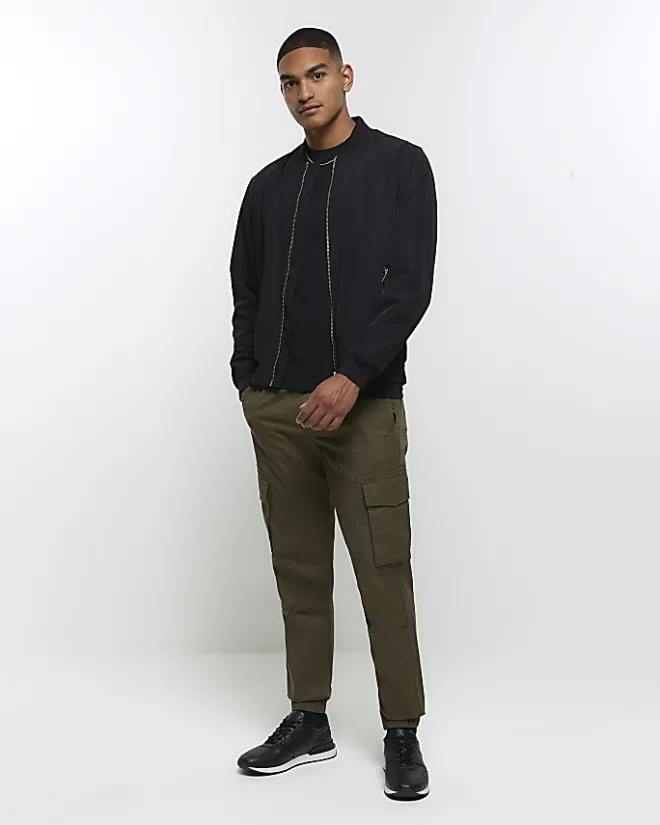 River Island muscle fit t-shirt Black Online