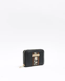 River Island RI monogram purse Black Sale