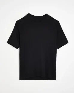 River Island RI Studio slim fit high neck t-shirt Black Sale