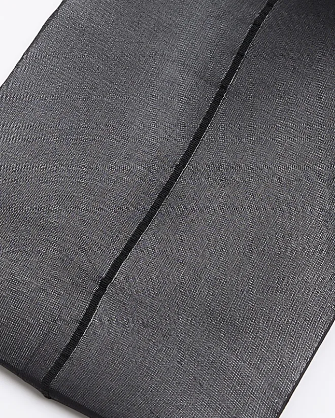 River Island seam detail tights Black Clearance