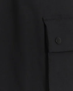 River Island slim fit smart techy cargo trousers Black Best