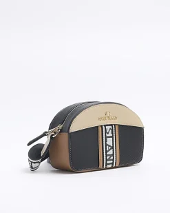 River Island webbing cross body bag Black Hot