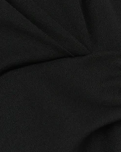 River Island wrap buckle t-shirt mini dress Black Fashion
