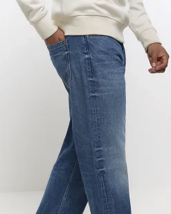 River Island faded baggy jeans Blue Fashion