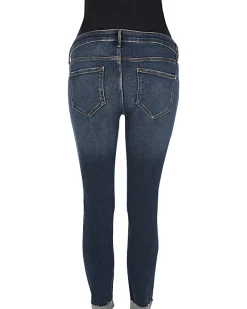 River Island Molly ripped maternity skinny jeans Blue Sale