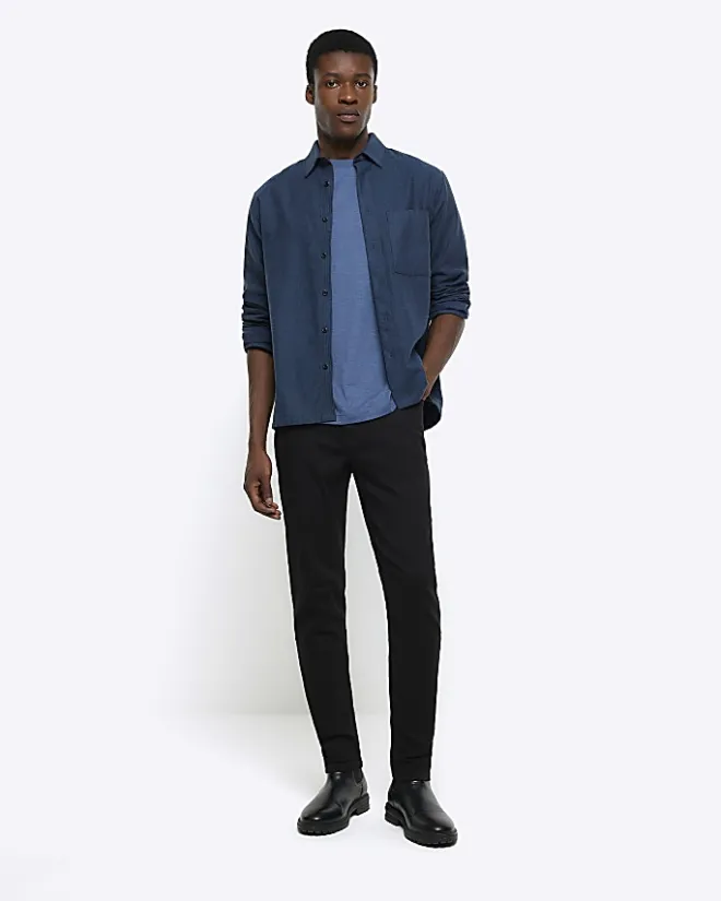 River Island regular fit t-shirt Blue Online