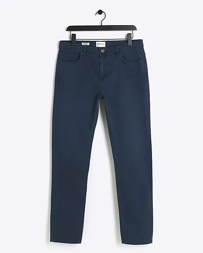 River Island skinny fit jeans Blue Clearance