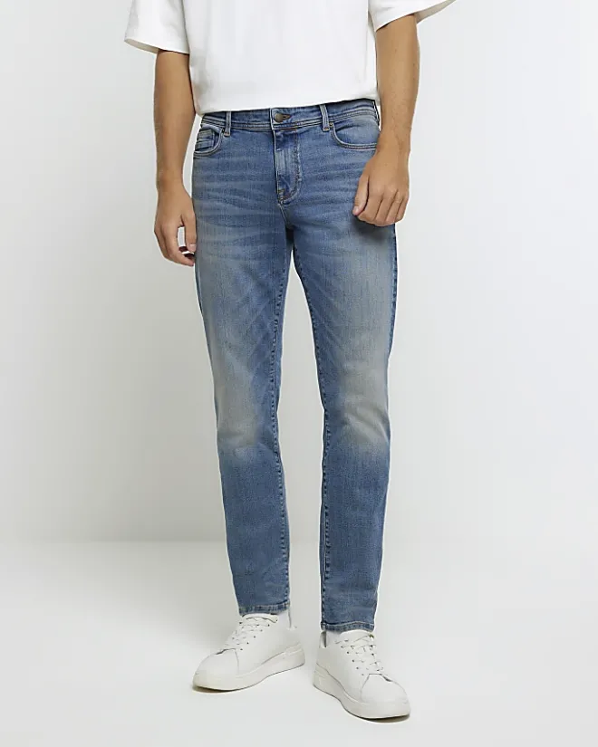 River Island skinny fit jeans Blue Hot