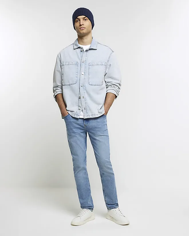 River Island slim fit jeans Blue Online