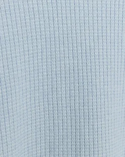 River Island slim fit waffle texture jumper Blue Online
