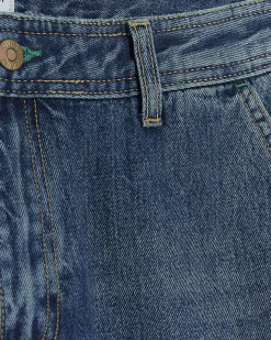 River Island wide leg cargo jeans Blue Clearance