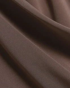 River Island drape wrap bodycon mini dress Brown Hot