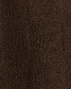 River Island textured roll neck jumper mini dress Brown Online