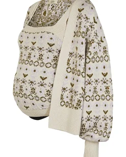 River Island maternity cami and cardigan set Cream Best
