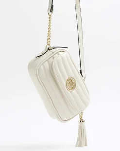 River Island soft cross body bag Cream Hot
