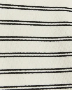 River Island stripe sweatshirt mini dress Cream Clearance