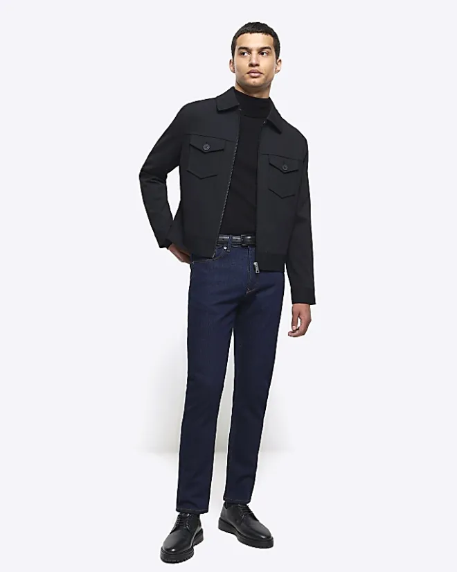 River Island Dark slim fit jeans Blue New