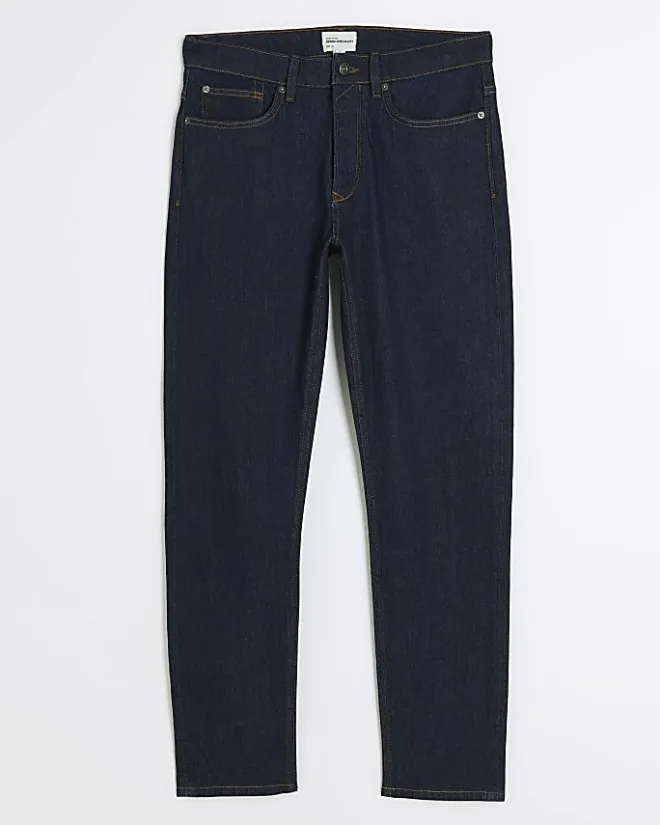 River Island Dark slim fit jeans Blue New