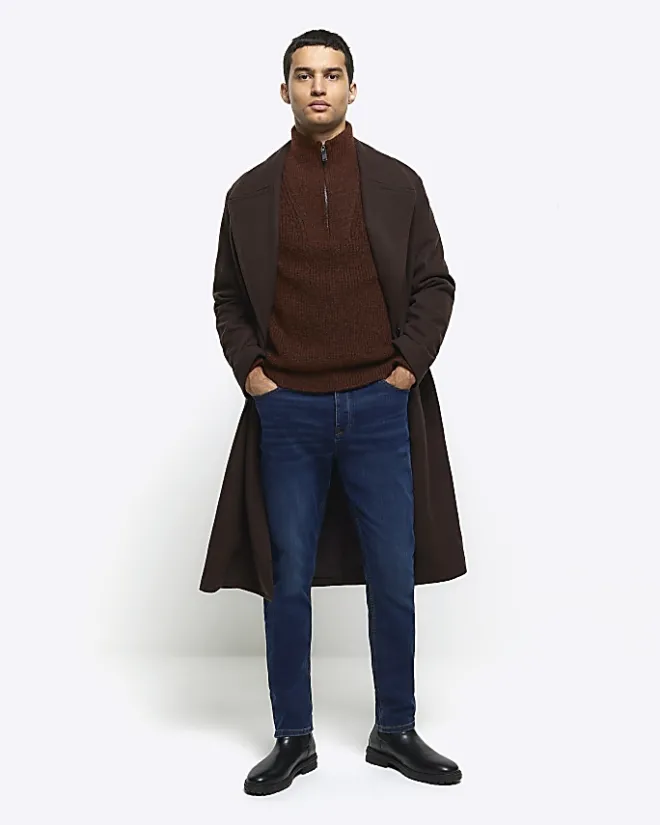 River Island Dark slim fit jeans Blue Hot