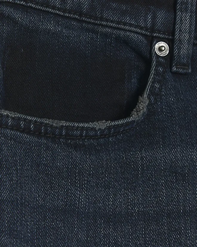 River Island Dark slim fit washed jean Blue Online