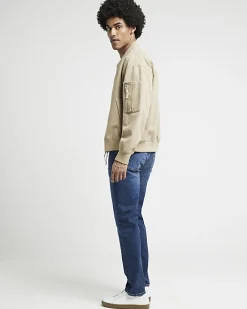 River Island Dark slim fit washed jean Blue Discount