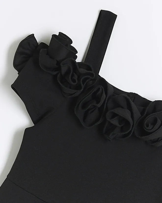 River Island Girls corsage jumpsuit Black Best