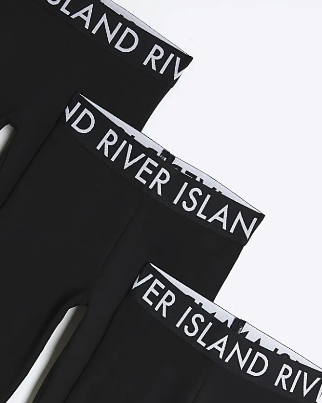 River Island Girls RI leggings 3 pack Black Online