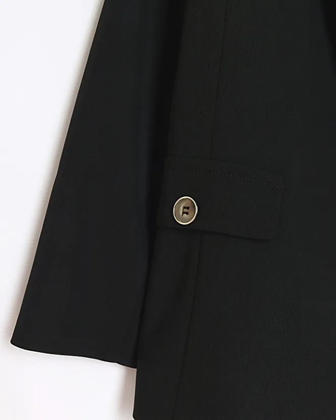 River Island Girls rolled sleeve blazer Black Discount