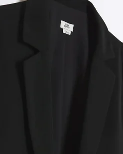 River Island Girls rolled sleeve blazer Black Discount