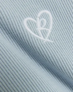 River Island Girls lettuce hem long sleeve top 2 pack Blue Sale
