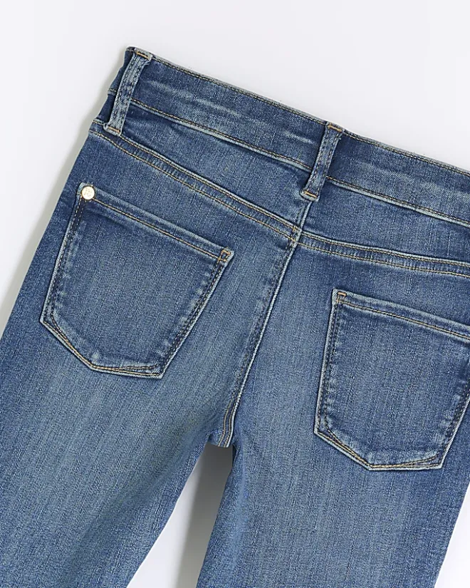 River Island Girls Molly Skinny Fit Jeans Blue Best