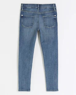River Island Girls Molly Skinny Fit Jeans Blue Best