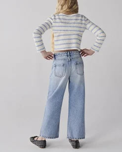 River Island Girls straight fit jeans Blue Clearance