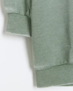 River Island Girls graphic washed hoodie Green Fashion