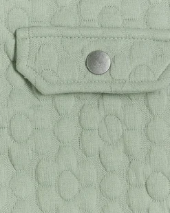 River Island Girls quilted daisy bomber jacket Green Hot