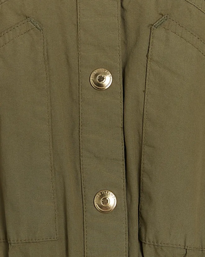 River Island Girls utility jumpsuit Khaki Fashion