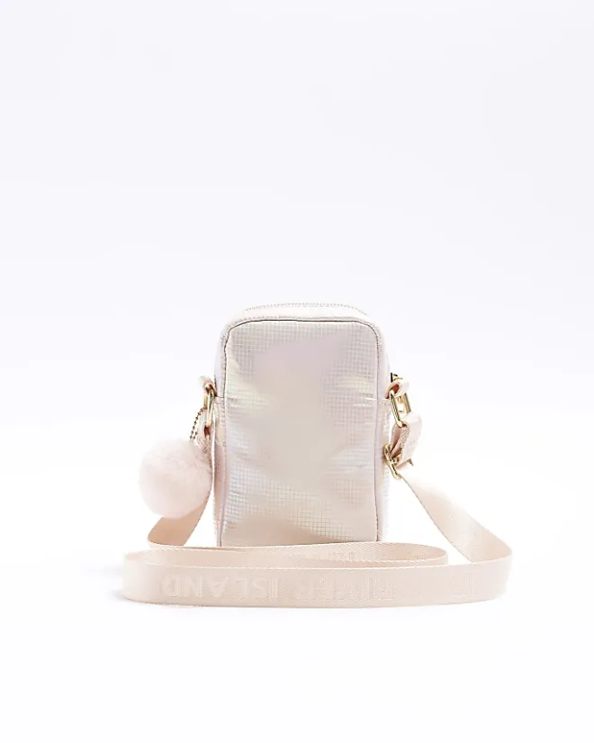 River Island Girls heart quilted festival bag Pink Best